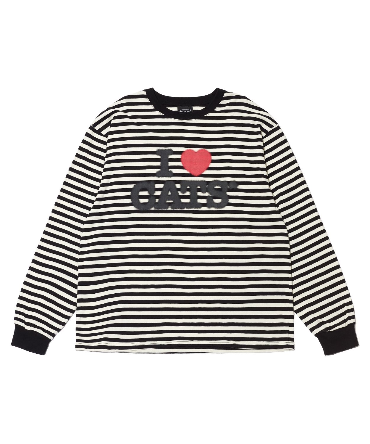 Tシャツ・カットソー ITZAVIBE CAT MONSTER STRIPE SLIM LONG SLEEVE 5BMR0048 MUSINSA | ITZAVIBE CAT MONSTER STRIPEF SLIM LONG SLEEVE
