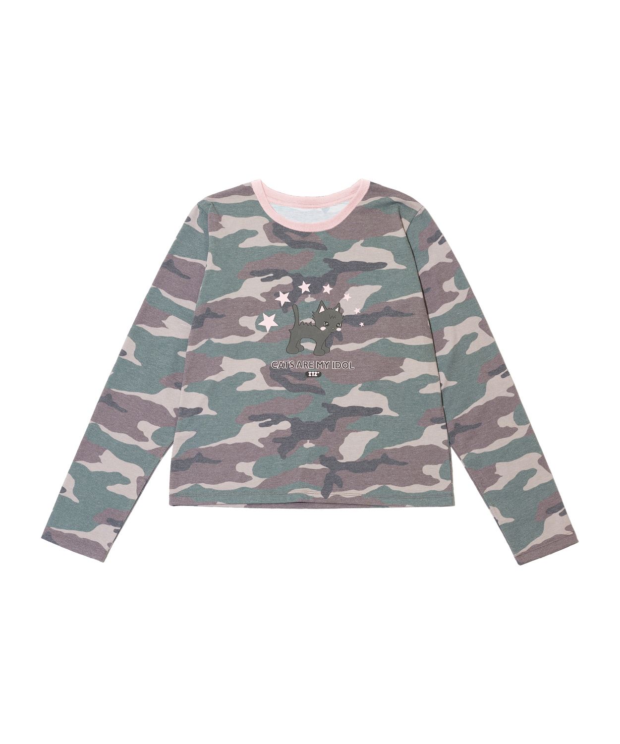 ◆ITZAVIBE◆ HERO CAT CAMO LONG SLEEVE IBC24WT05CM MUSINSA | ITZAVIBE HERO CAT CAMO LONG SLEEVE