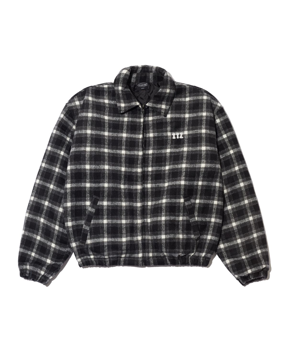 잇자바이브(ITZAVIBE) ITZ MINI LOGO CHECK JAR BLOUSON JACKET