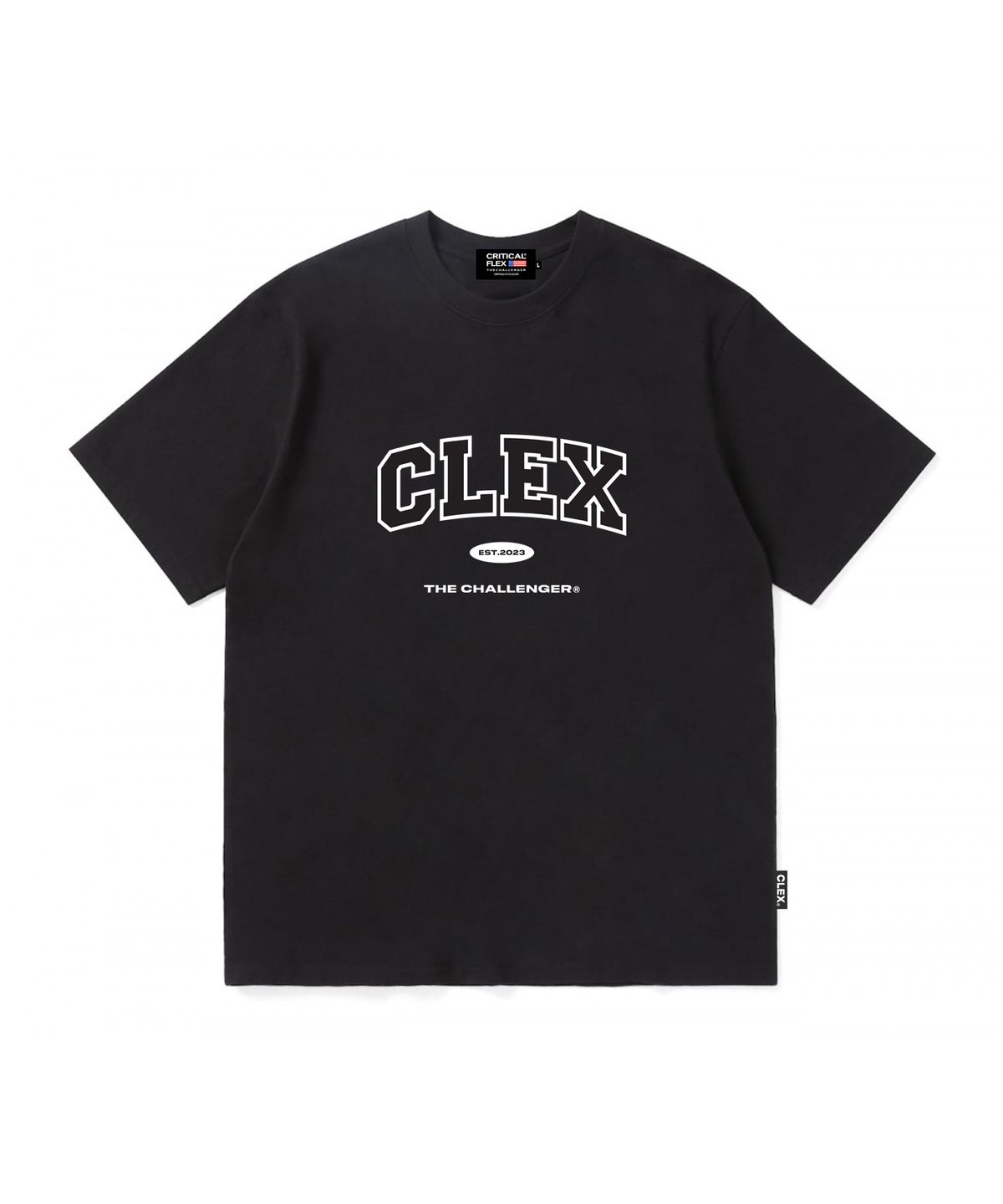 크리티컬플렉스(CRITICALFLEX) 클렉스 아치 로고 반팔티 블랙