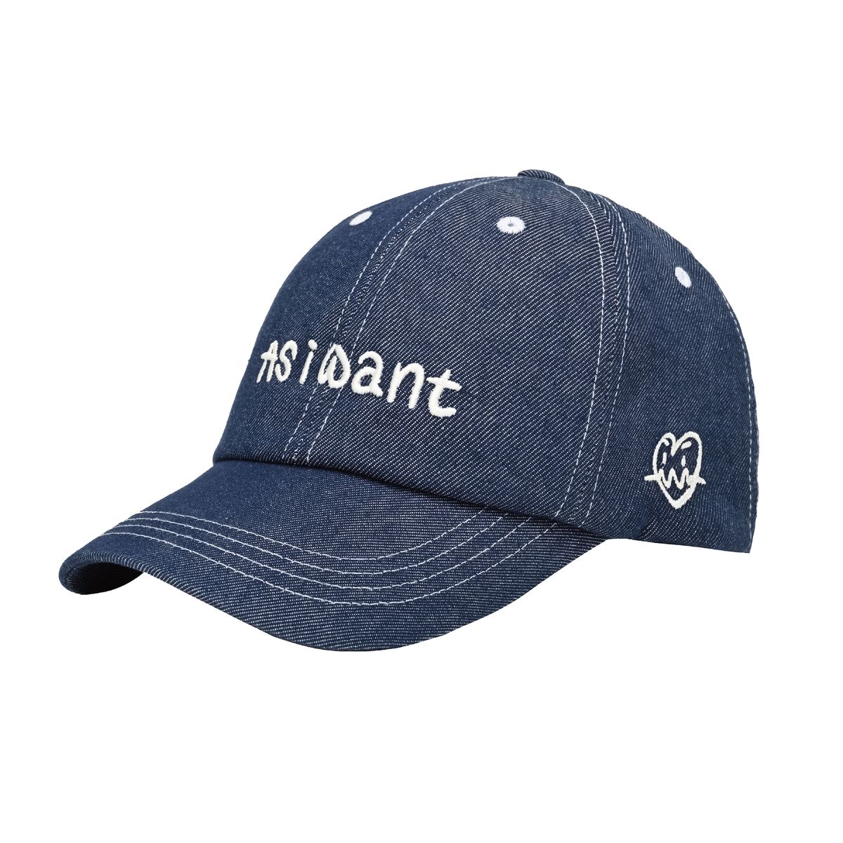 에즈아이원(ASIWANT) AIW LOGO BALL CAP DENIM