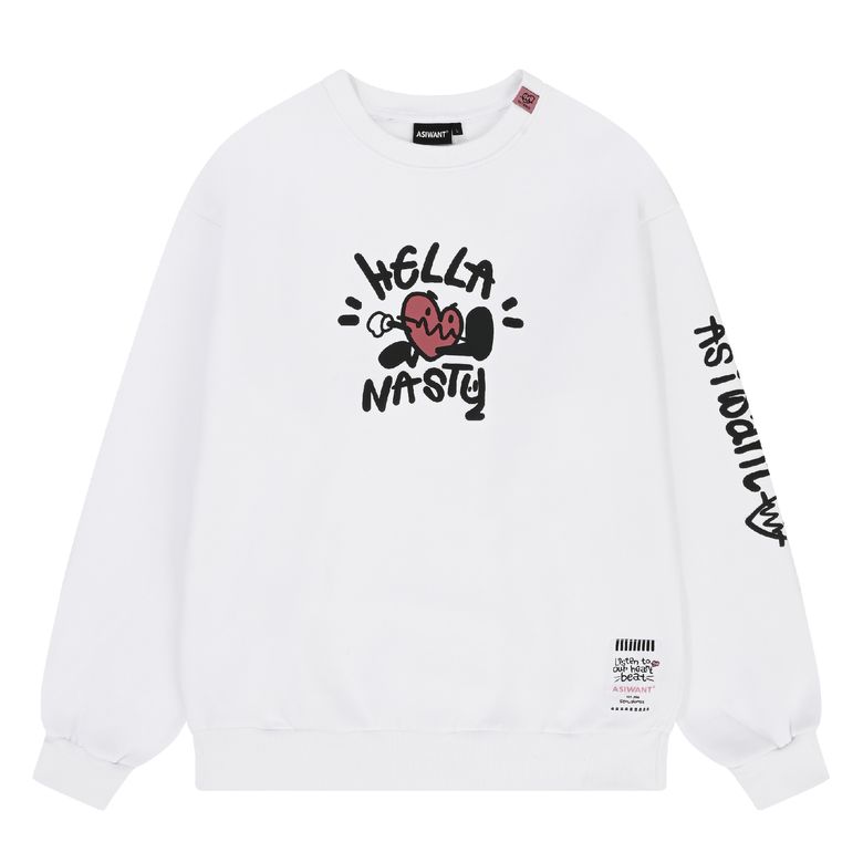 HELLA NASTY SWEATSHIRT WHITE