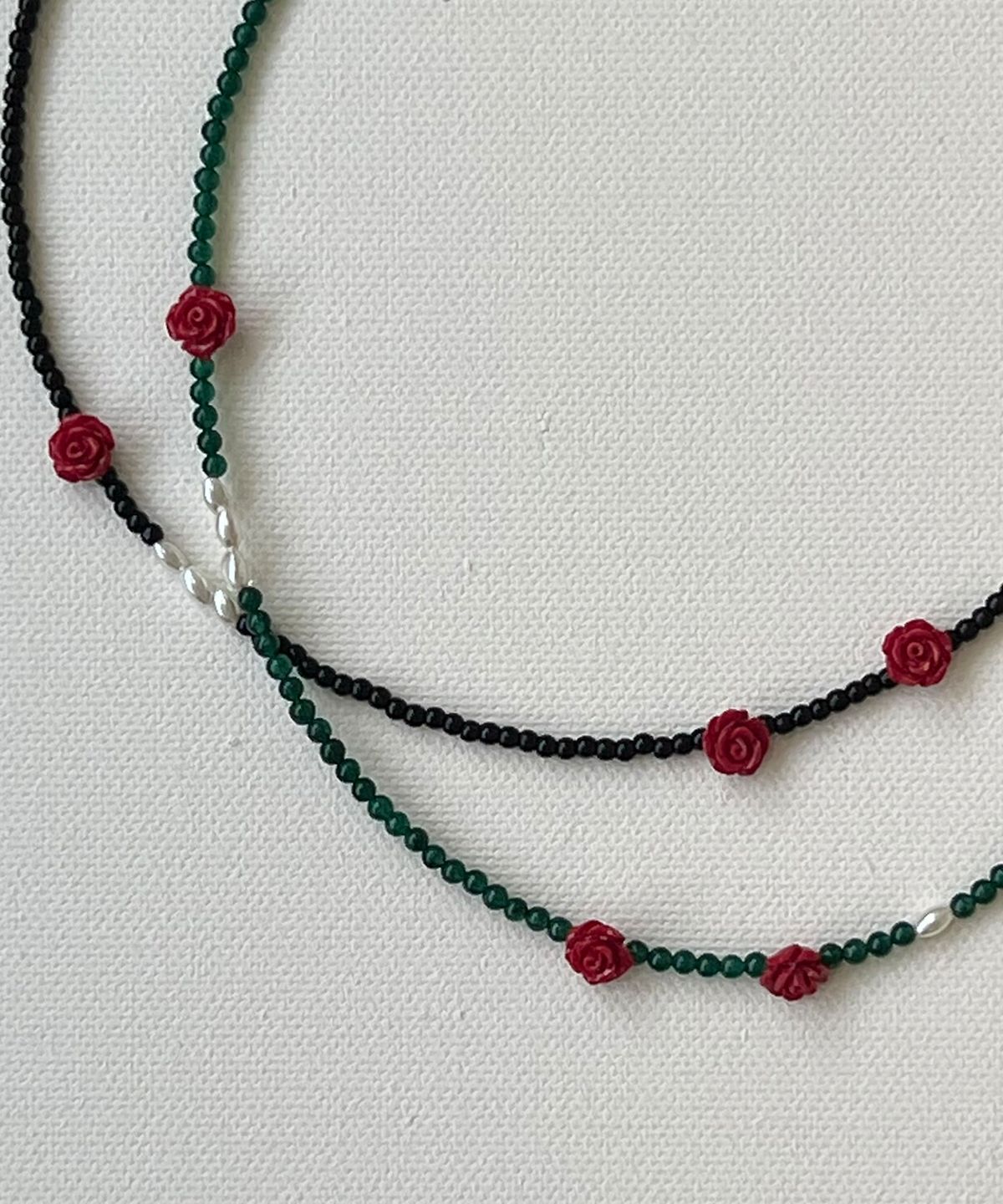 티에드(TIEDE) Midnight Rose Necklace