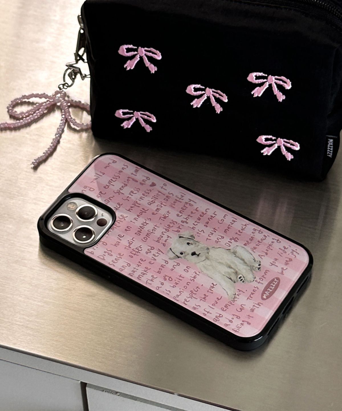 마찌(MAZZZZY) [Magsafe]love dogs glass case