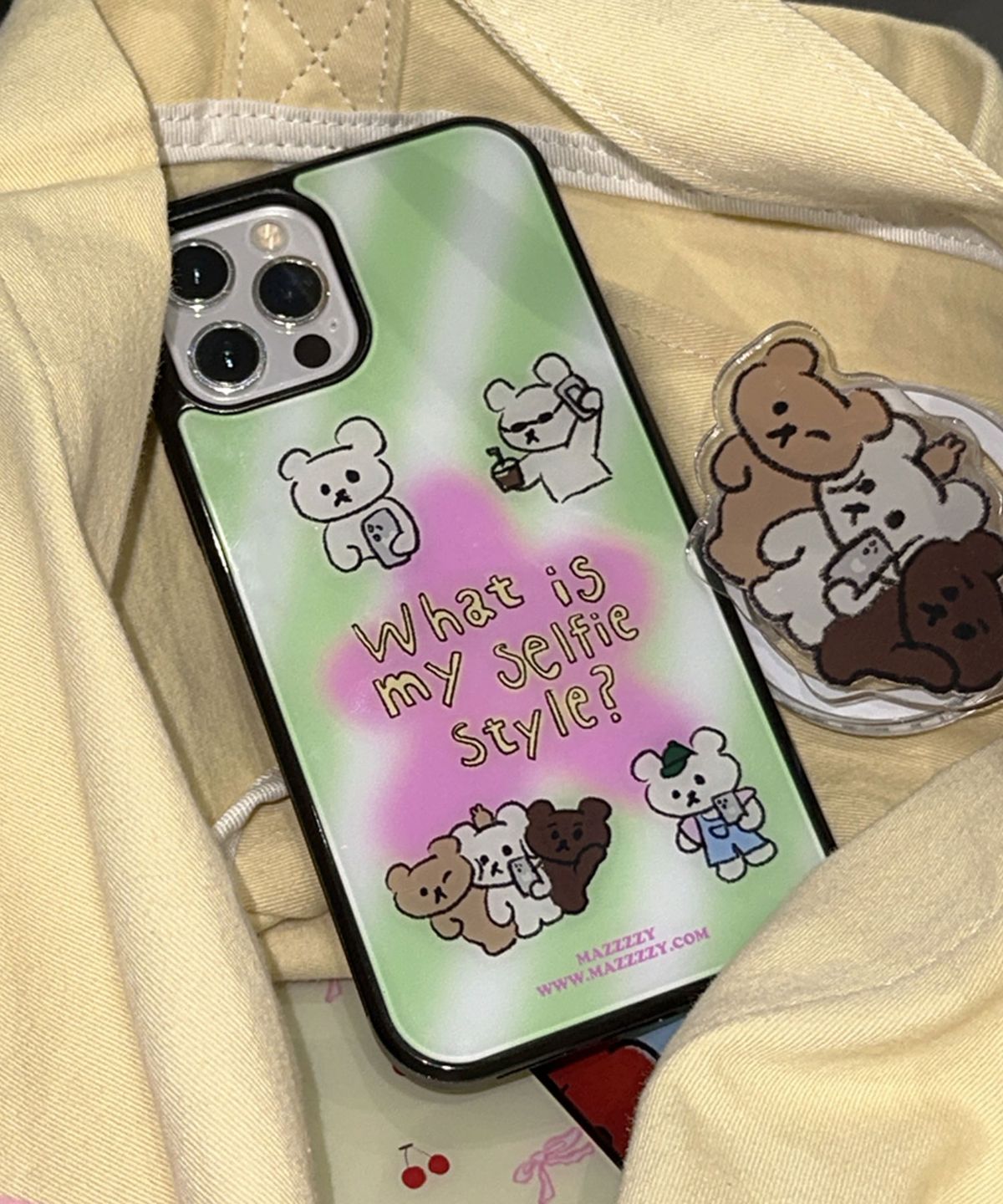 마찌(MAZZZZY) [Magsafe]selfie muffin glass case
