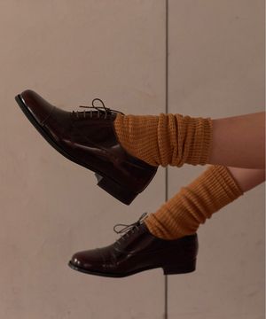 여성용 소가죽 옥스포드 밸모럴 HS-500_D.BROWN