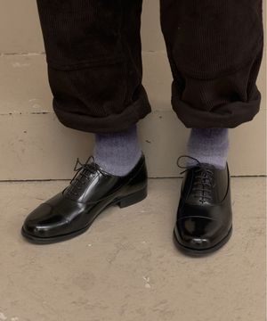 여성용 소가죽 옥스포드 밸모럴 HS-500_BLACK