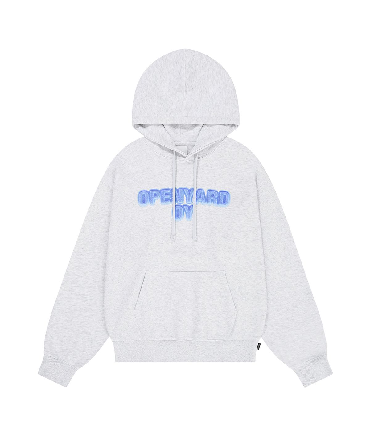오픈야드(오와이)(OPENYARD(OY)) FUZZY OPYD HOODIE - LIGHT MELANGE