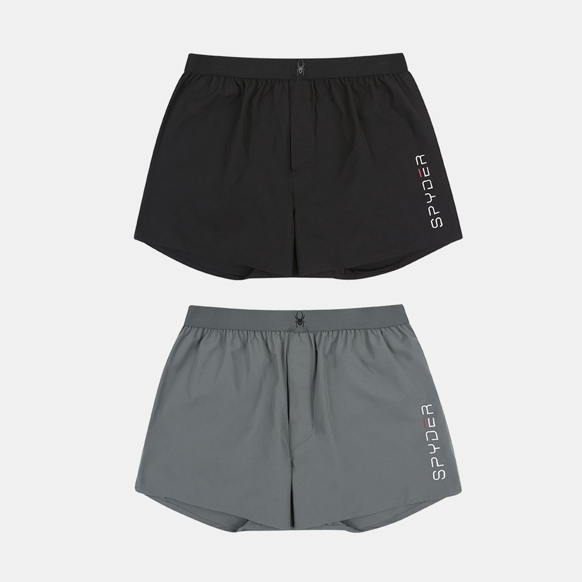 스파이더 언더웨어(SPYDERUNDERWEAR) 원포인트 로고 트렁크 2PACK