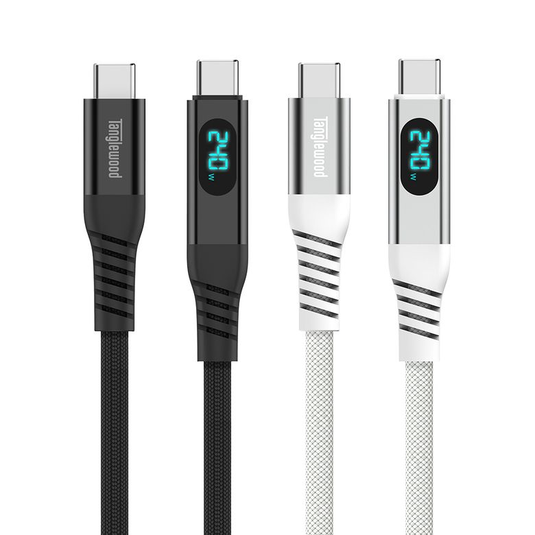 초고속 2.0 지원 20Gbps C to C LED 출력표시 케이블 240W 2m