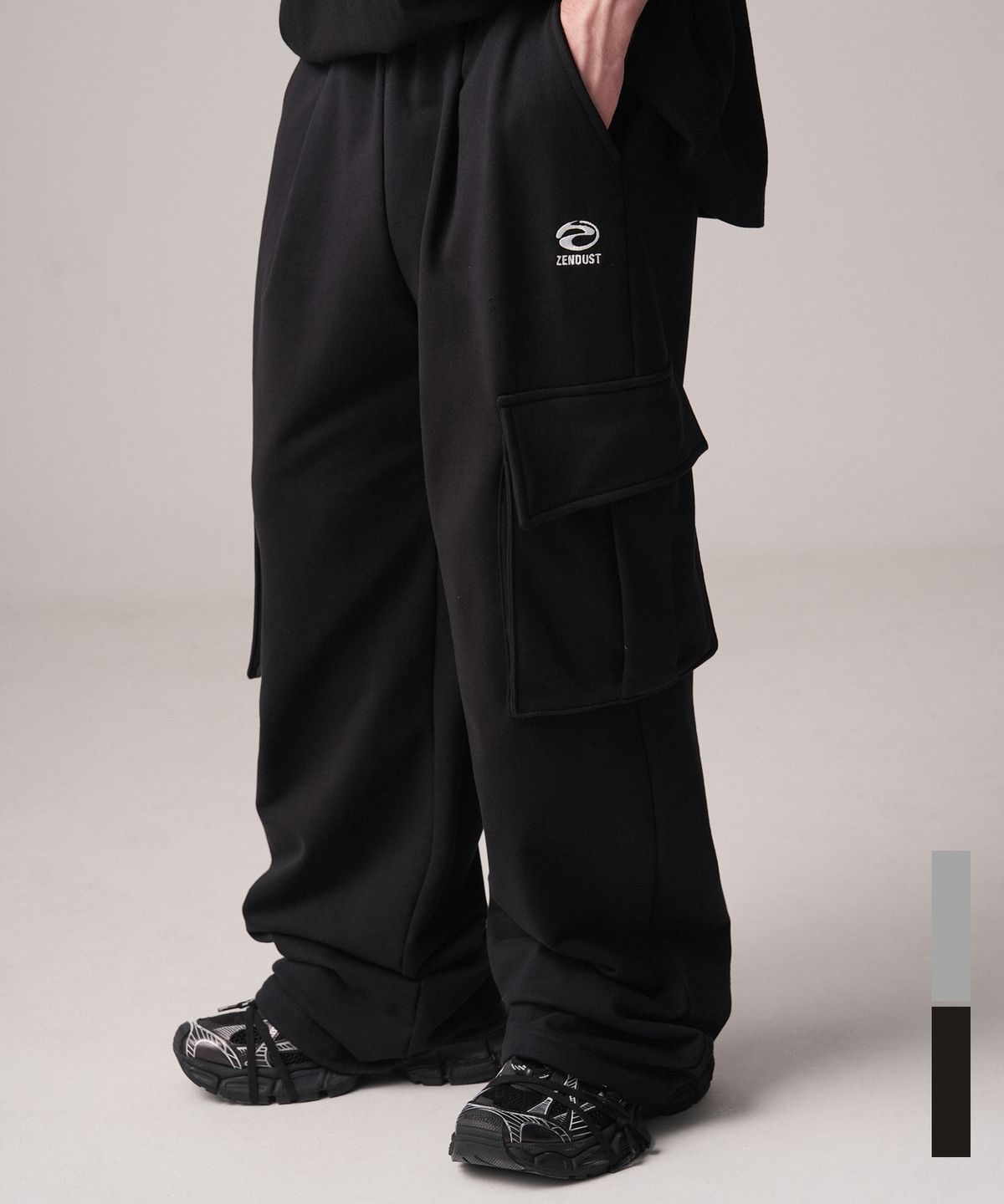 젠더스트(ZENDUST) Geta Pocket Wide Pants - 2COL
