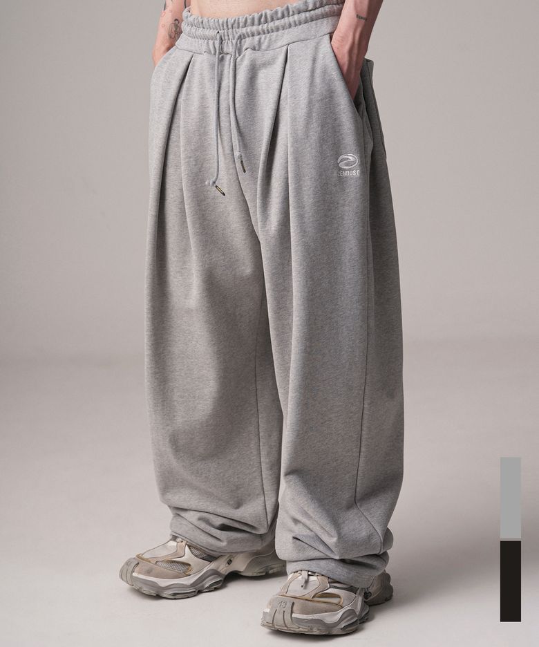 Nap Pintuck Wide Pants - 2COL