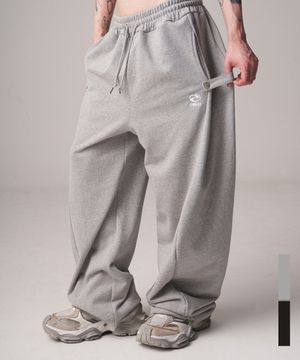 Pan Strap Wide Pants - 2COL