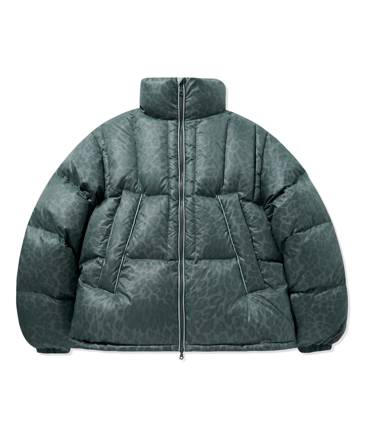 네이머클로딩(NAMERCLOTHING) SHEER SHELL DOME PARKA LEOPARD