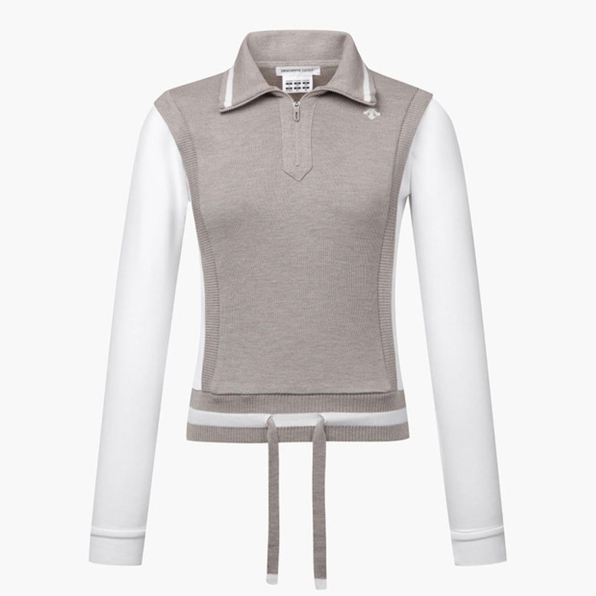 데상트 골프(DESCENTE GOLF) 여성 니트 쿠션지 하이브리드 스웨터 (DP32WFKP98)