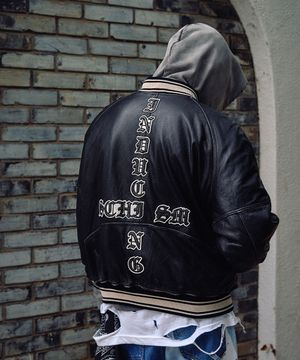 AGING LEATHER BOMBER