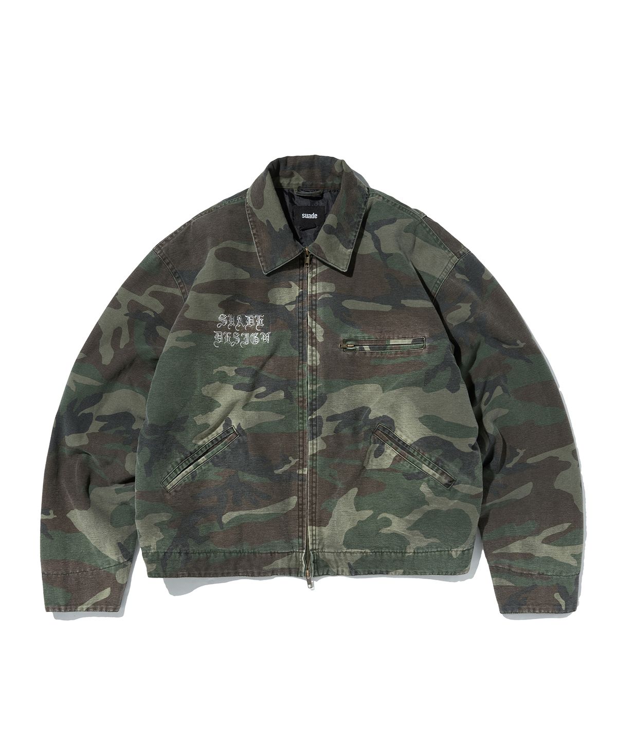 스웨이드(SUADE) WASHED WORK JACKET [CAMO]