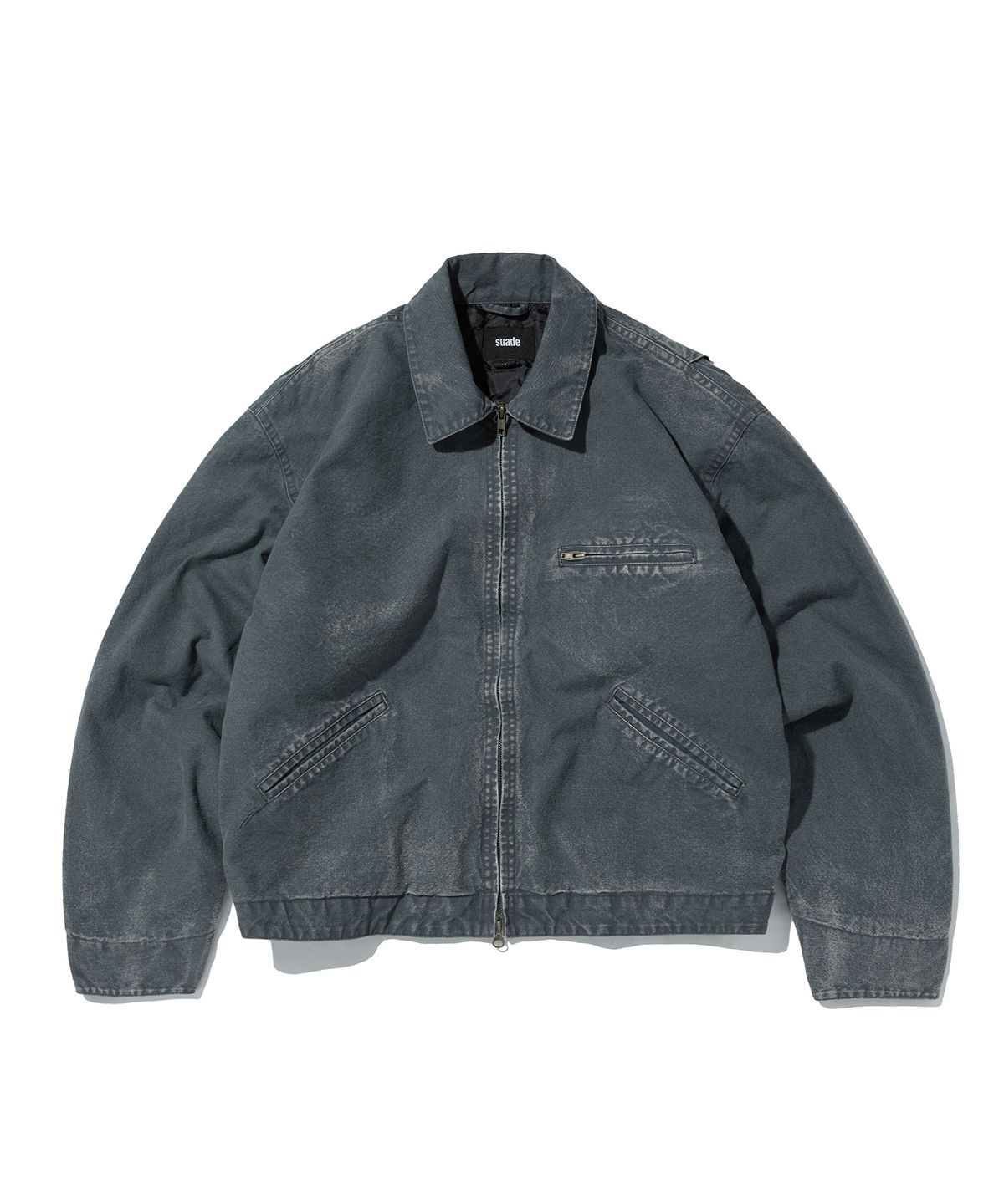 스웨이드(SUADE) WASHED WORK JACKET [GRAY]