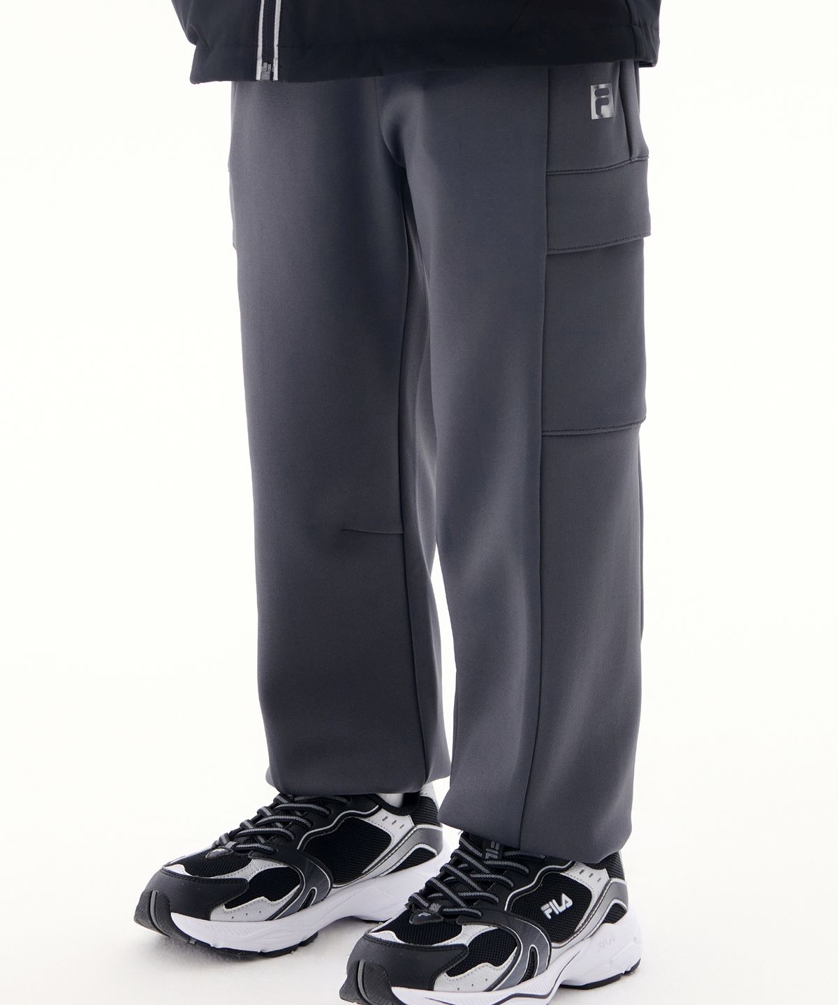 휠라 키즈(FILA KIDS) PF 카고 스트레치 팬츠(FK2FPG3303MCGY)