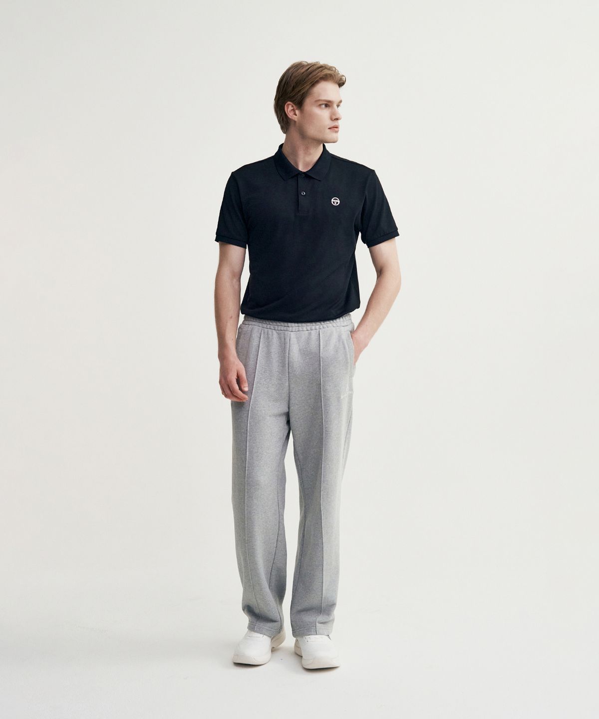 세르지오 타키니(SERGIO TACCHINI) M 데일리 릴렉스핏 팬츠 (Black)