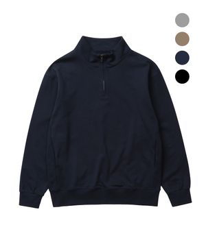 컴포터블 하프 집업 스웨트셔츠 (4color)