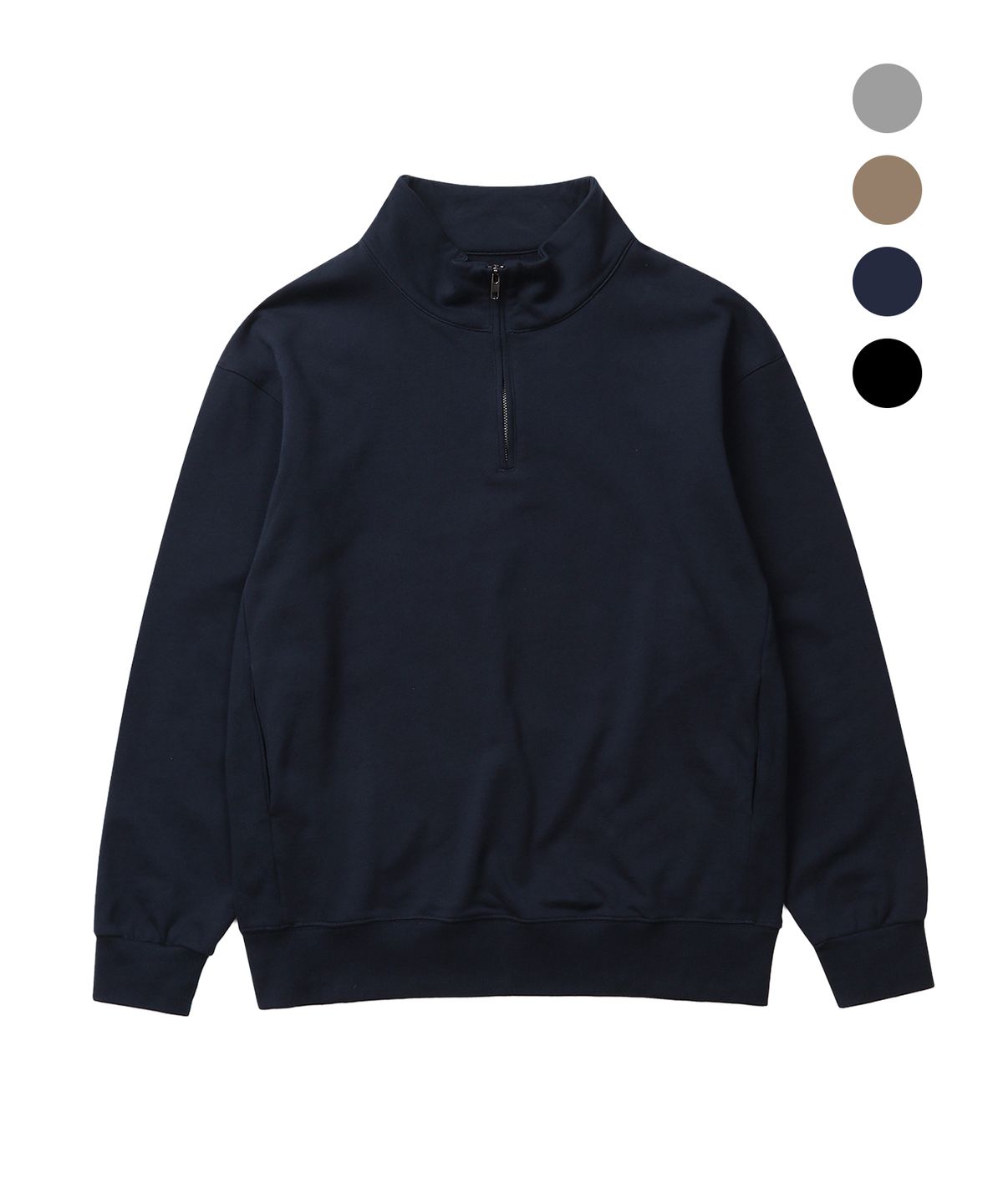 커넥트킨록(CONNECT KINLOCH) 컴포터블 하프 집업 스웨트셔츠 (4color)