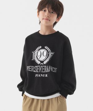 1997 프린트 오버핏 맨투맨 (블랙)