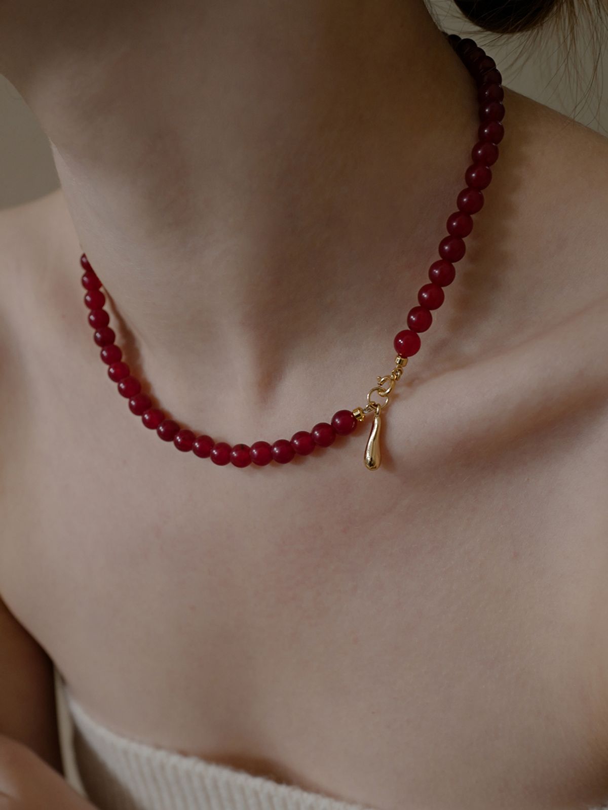 피오레(FIORE) berry drop choker