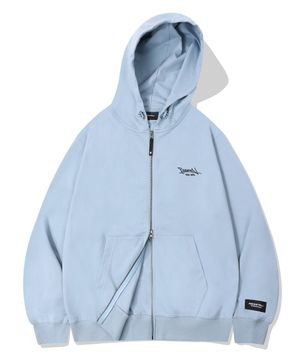 스크립트 투웨이 후드 집업(블루)