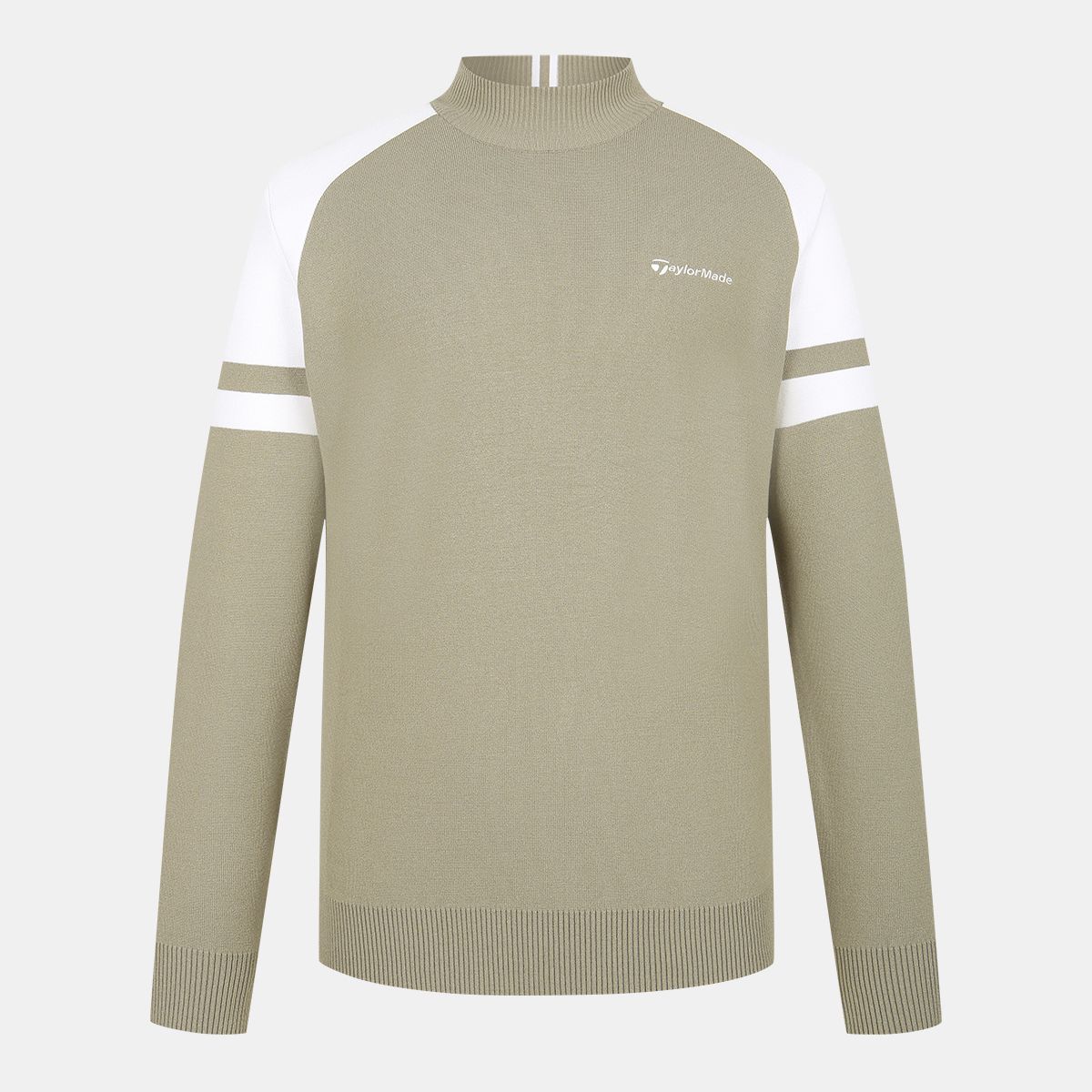 테일러메이드 어패럴(TAYLORMADE APPAREL) 남성 배색 하이넥 니트 TSN-32HG22-510
