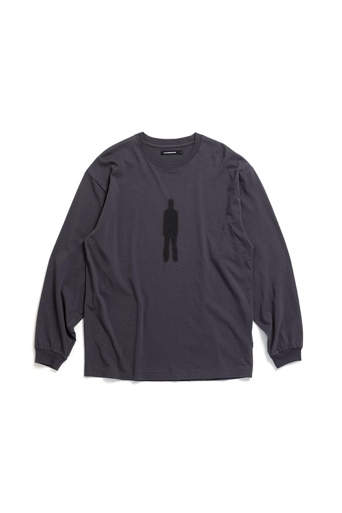 해칭룸(HATCHINGROOM) Ghost Tee Purple Charcoal