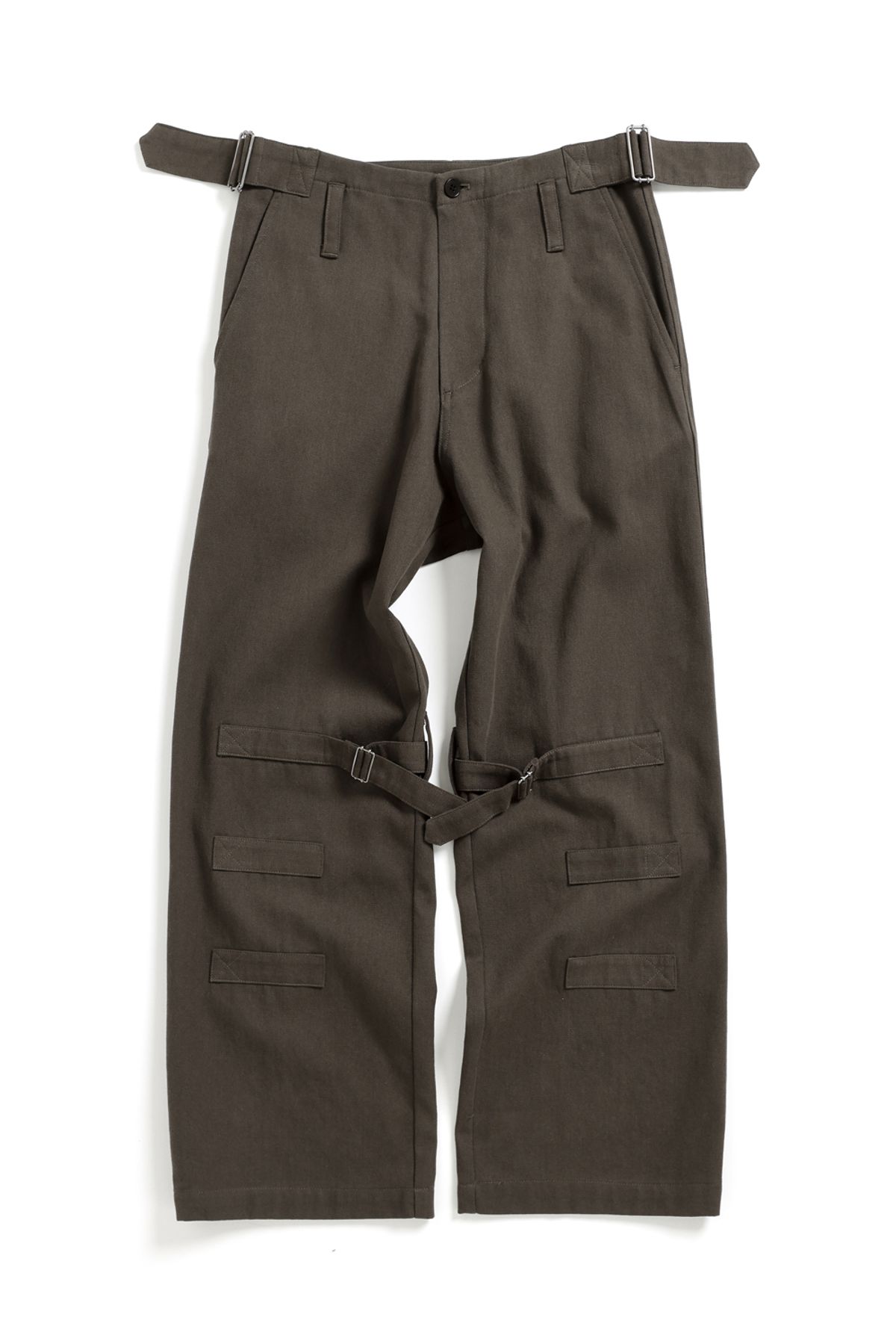 해칭룸(HATCHINGROOM) Bondage Pants Mud Khaki