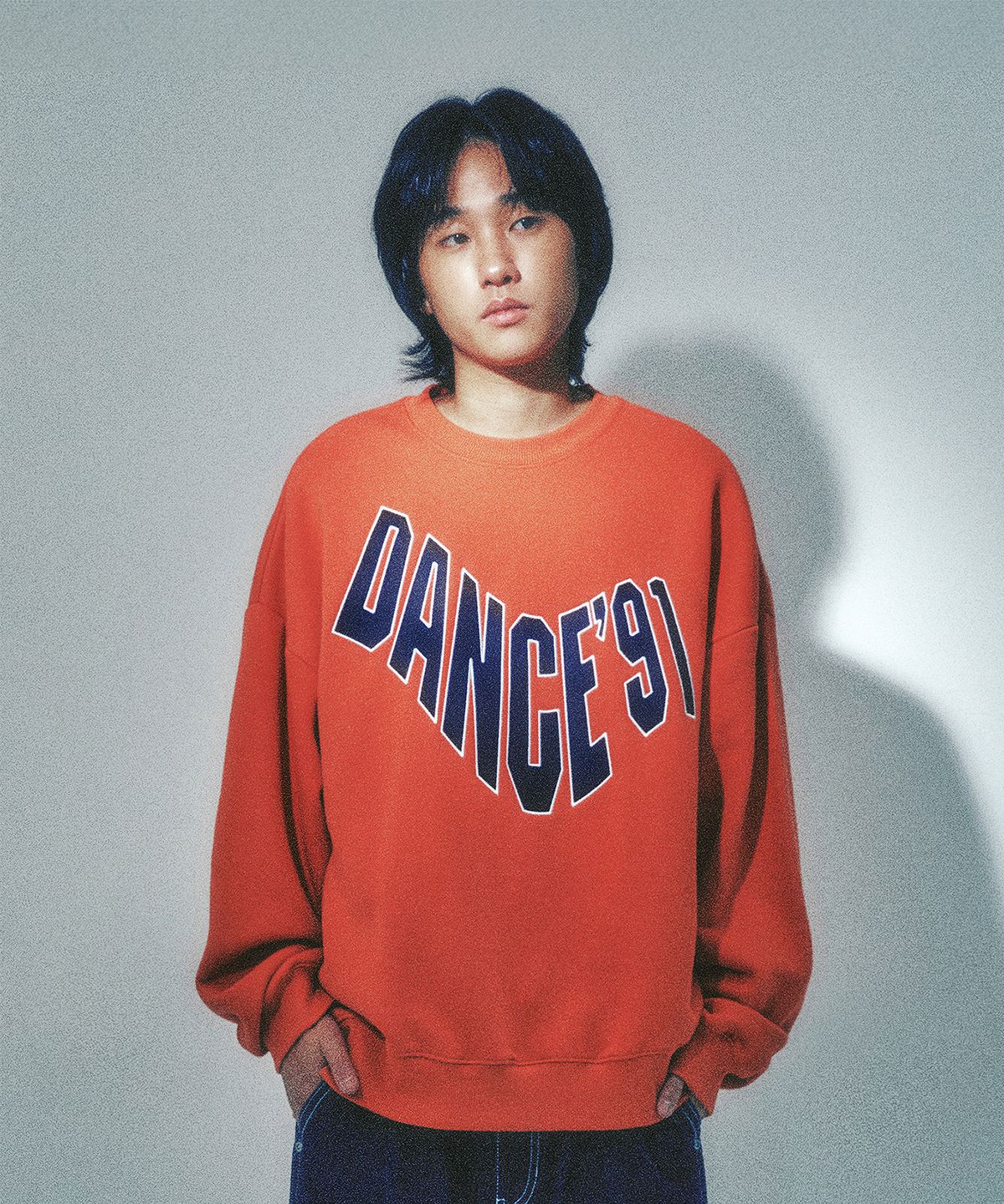 이스트쿤스트(ISTKUNST) DANCE 91 SWEATSHIRTS_ORANGE(IK2EFMM446A)