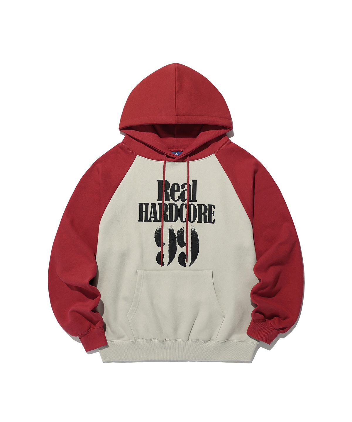 이스트쿤스트(ISTKUNST) HARDCORE RAGLAN HOODIE_RED(IK2EFMM413A)