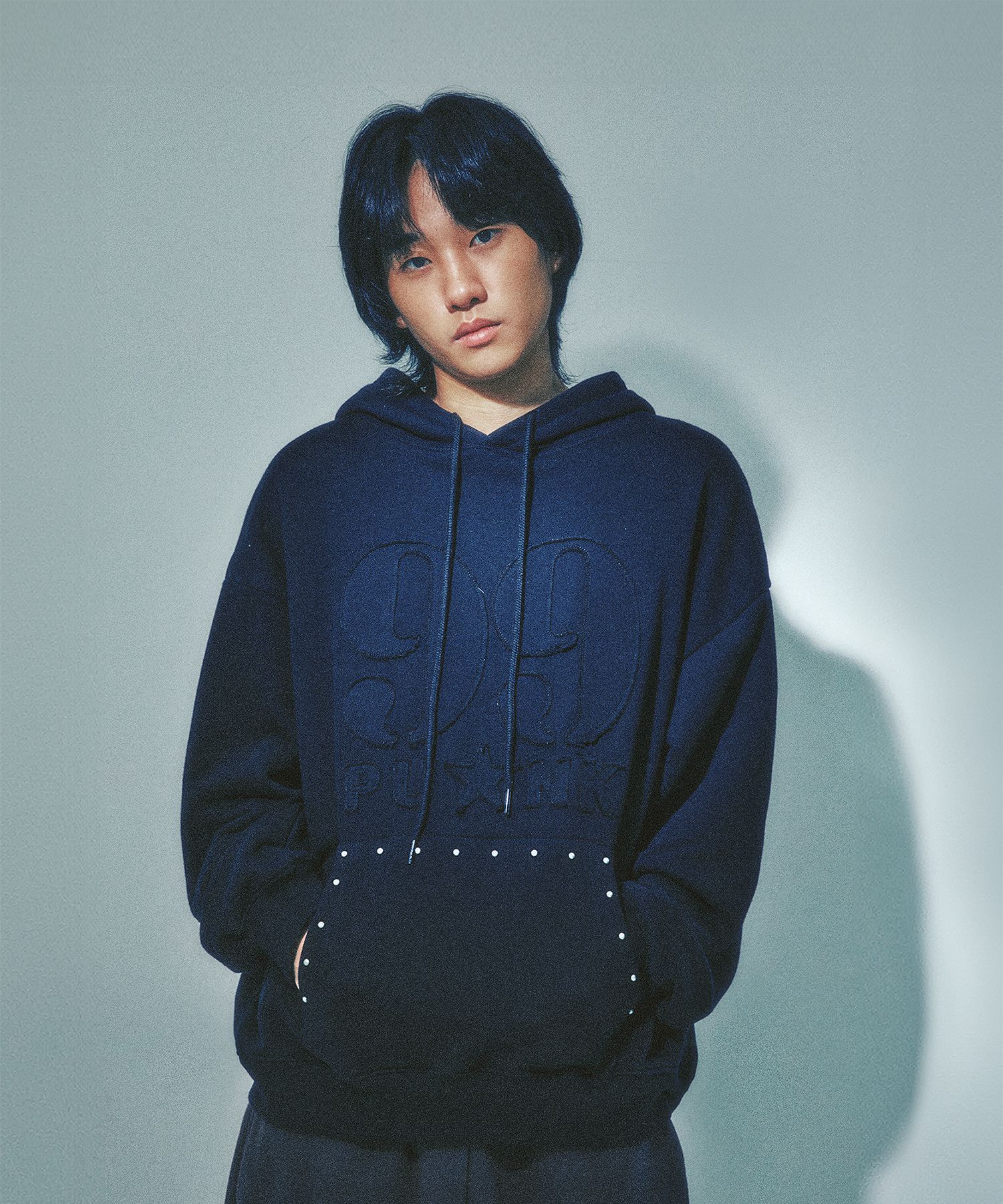 さらに100円引き◆ISTKUNST◆99 PUNK APPLIQUE HOODIE MUSINSA | ISTKUNST 99 PUNK APPLIQUE HOODIE_BLACK(IK2EFMM406A)