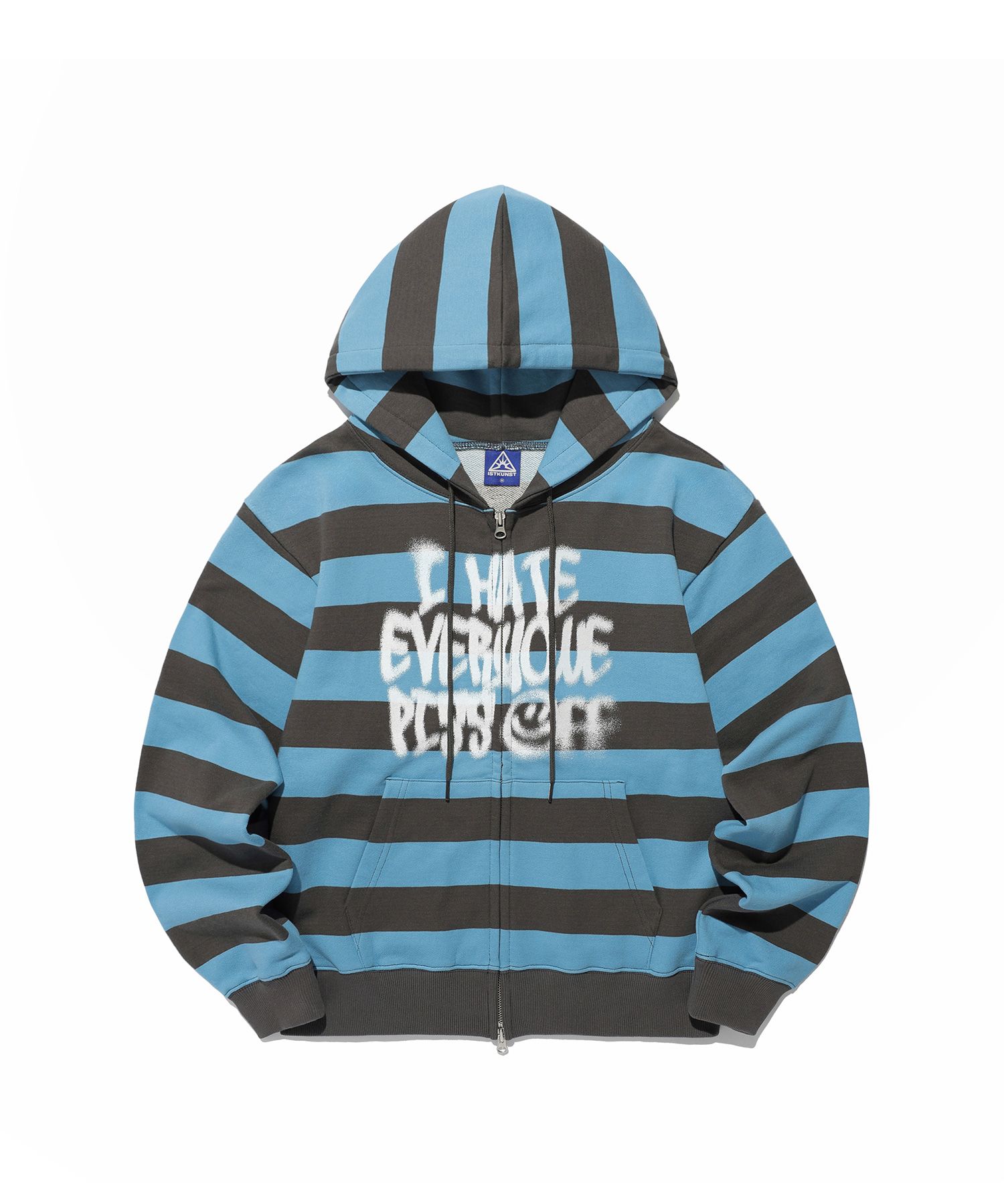 MUDULE lounge zip hoodie パーカー ムジュール 韓国 A'GEM/9 × .kom 『muah muah/ムーアムーア』 LOGO STITCH