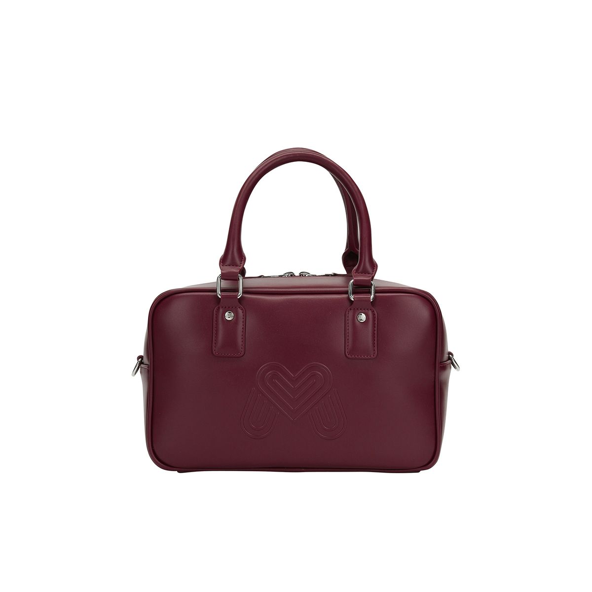 마틴골프(MARTINE GOLF) Square Pocket Tote Bag _BURGUNDY