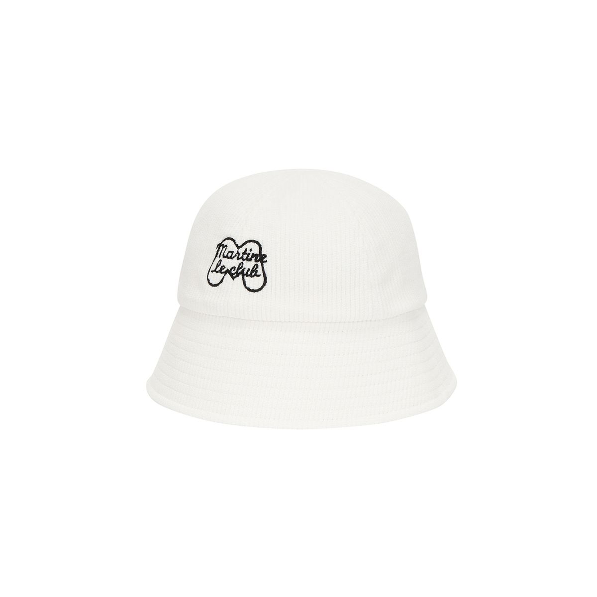 마틴골프(MARTINE GOLF) Symbol Corduroy Bucket Hat_WHITE