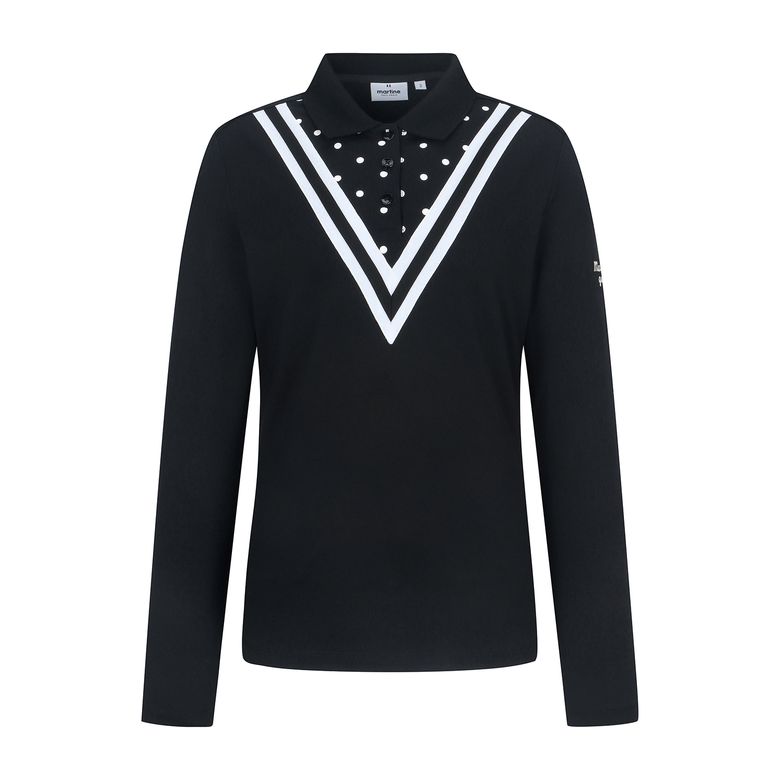 Dot Combi Tshirts_BLACK