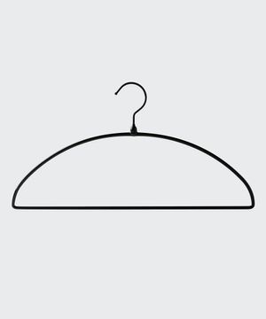 논슬립 어깨뿔방지 라운드 옷걸이 10팩 [블랙]