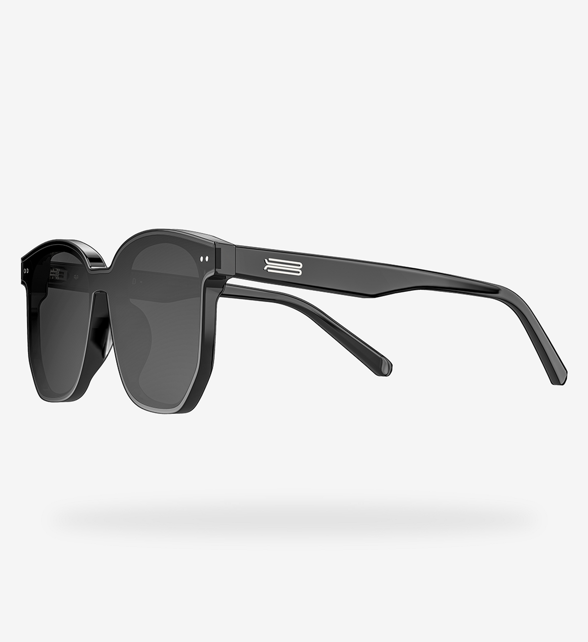 페달레(PEDALE) Grand Square Acetate Sunglasses 그랜드 스퀘어 선글라스-블랙