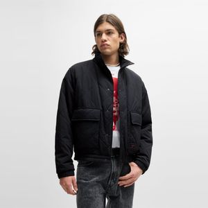 하이넥 퀼팅 패딩 봄버 자켓 50517795_001