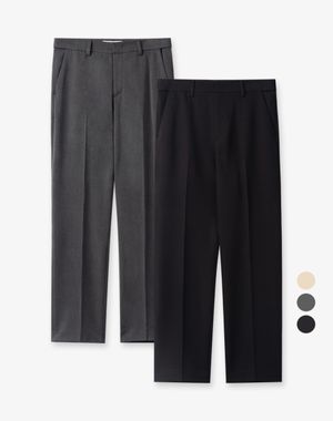 [2 PACK] WOBO 제로 슬랙스