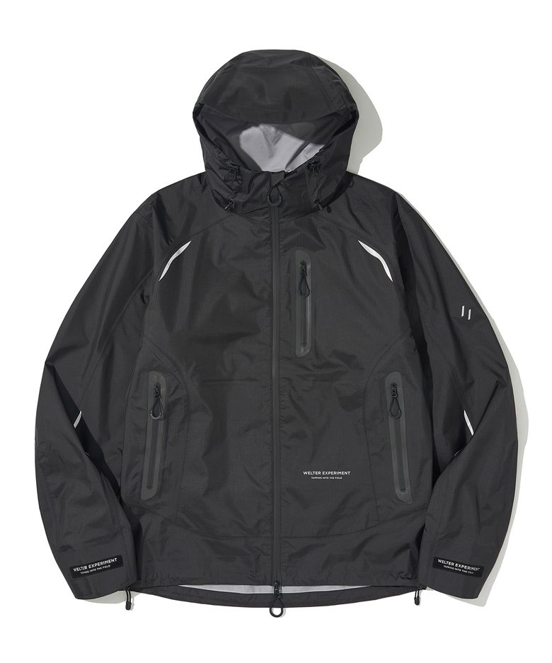 3LAYER SLIT REFLECTIVE HARD SHELL JACKET_BLACK_WOL063