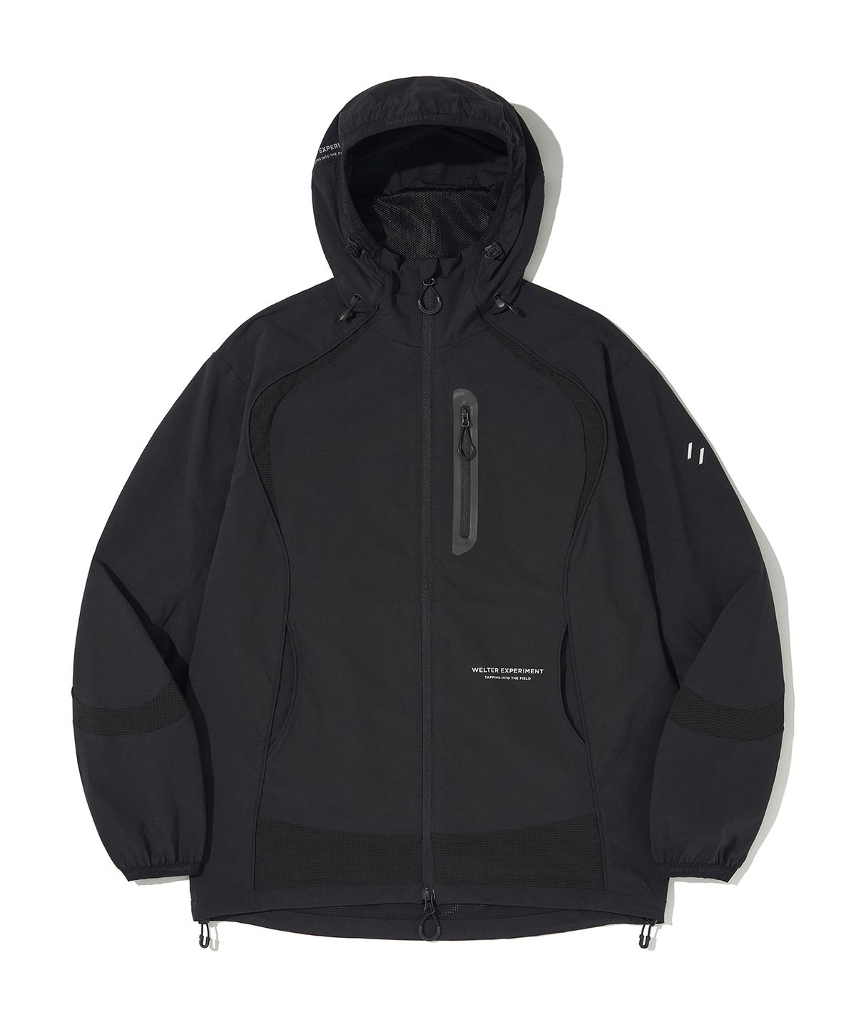 웰터 익스페리먼트(WELTER EXPERIMENT) VEO FLEXABLE WINDBREAKER_BLACK_WOL074