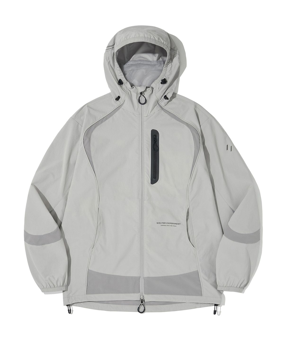 웰터 익스페리먼트(WELTER EXPERIMENT) VEO FLEXABLE WINDBREAKER_LIGHT GRAY_WOL075