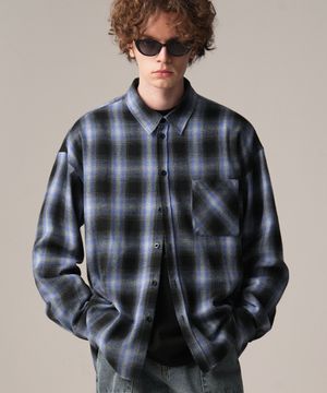 Michelle Check Shirt BLUE