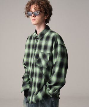 Michelle Check Shirt GREEN