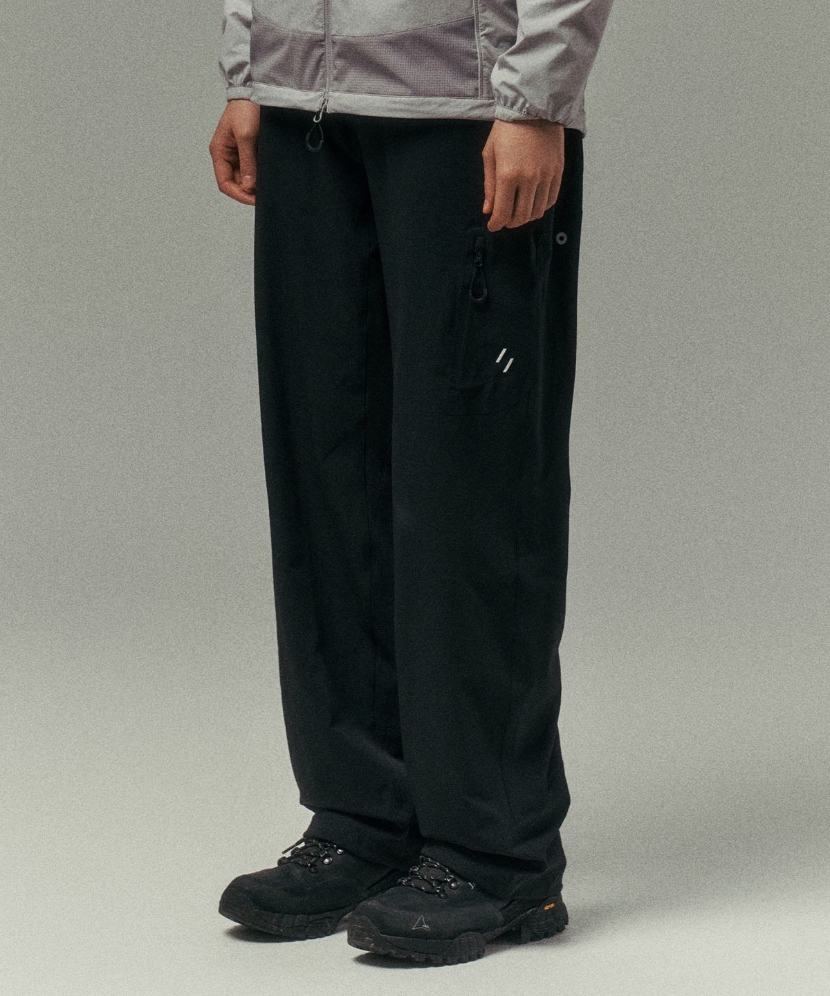 웰터 익스페리먼트(WELTER EXPERIMENT) ATITLAN HEART POCKET HIKE PANTS_BLACK_WPL029