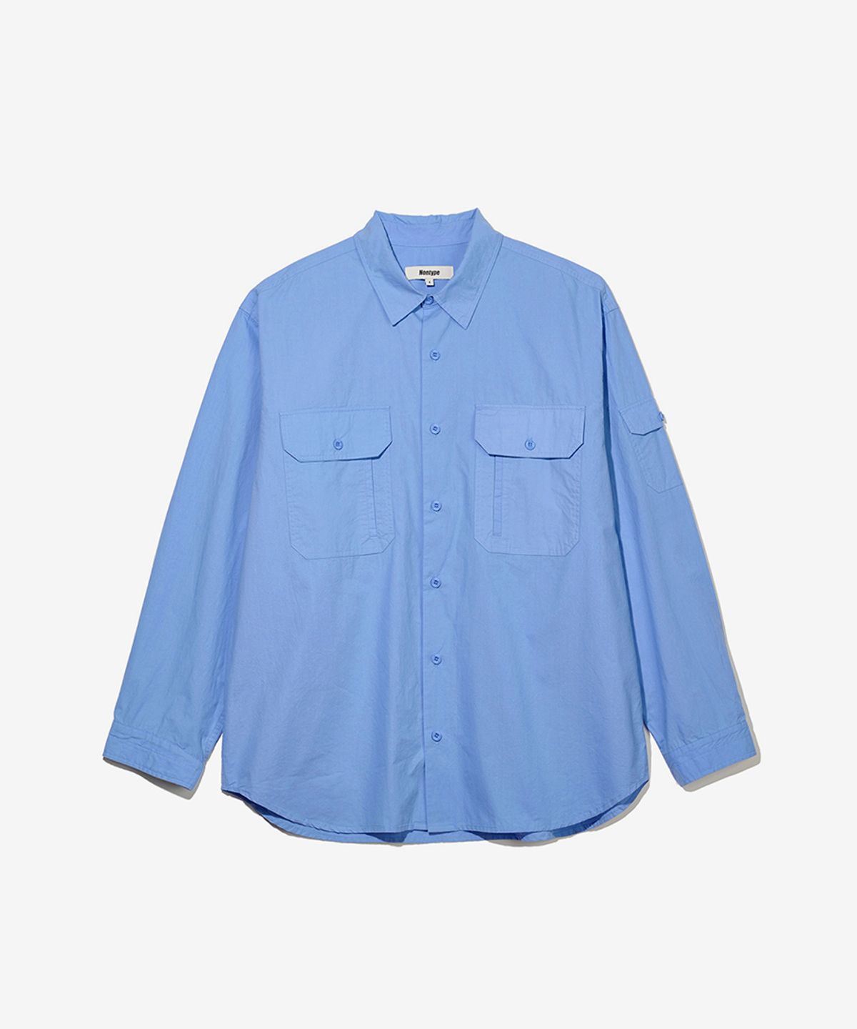 논타입(NONTYPE) COMFY 3PK SHIRTS (SKY BLUE)